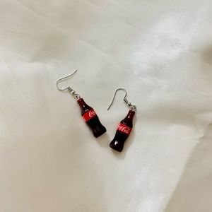 Handmade Cocacola earring